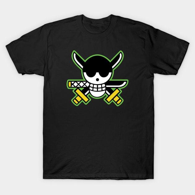 Roronoa Zoro Pirates Logo T-Shirt by AnimeTee